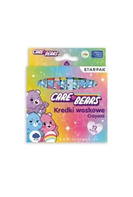 Kredki woskowe 12 kolor�w Care Bears STARPAK 580600
