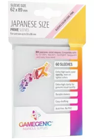 Gamegenic Japanese Size Prime Sleeves White 62x89 mm 60 szt.