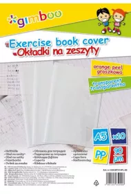 Pbs Connect Okadka na zeszyt Gimboo A5 90mikr. groszkowa transparentna CENA ZA 1SZT. 2283BTS14PL-00