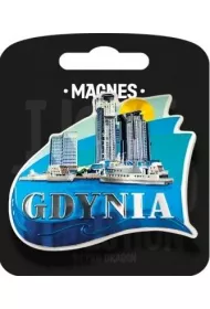 Pan Dragon Magnes I love Poland Gdynia ILP-MAG-A-GDY-08