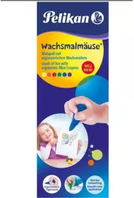 Pelikan Kredki �wiecowe Myszki 6 szt.