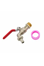 Awtools Kran ogrodowy mosidz niklowany 3/4" gwint zewntrzny 3/4"