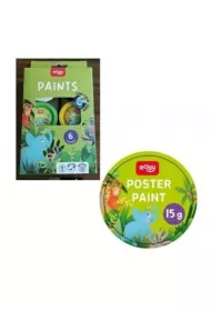 Easy Stationery Farby plakatowe 15g x 6 kolor�w EASY