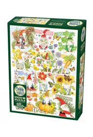 Puzzle 1000 el. Szcz�liwy rok skrzata Cobble Hill