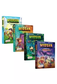 Pakiet Minecraft. Wioska. Tomy 1-4: Uwizieni na Wyspie Szmaragdw, Niebezpieczestwo w Netherze, Zagubieni w dungli, W krlestwie Smoka Endu