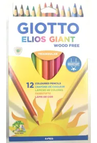 Lyra Kredki o��wkowe Elios Giant Triangular 12 kolor�w