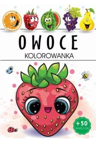 Owoce. Kolorowanka