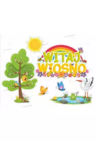 LearnHow Dekoracje okienne wiosenne - Witaj wiosno 6 szt.
