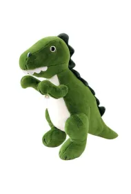 LeanToys Maskotka przytulanka dinozaur zielony 27cm