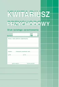 Michalczyk i Prokop Kwitariusz przychodowy 400-3