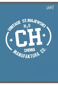 St. Majewski Zeszyt A5 laminowany Chemia - �ciaga kratka 60 kartek