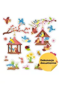 LearnHow Dekoracja wiosenna - Karmniki na ga��zi 20el