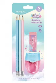 Keyroad Zestaw szkolny pastel 5 el.