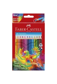 Kredki o��wkowe tr�jk�tne 18kol. FABER CASTELL