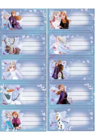 Kraina Lodu Naklejki na zeszyty Frozen 10 szt.