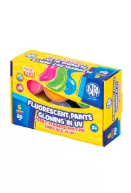 Astra Farby dekoracyjne fluo 20 ml 6 kolor�w 301124004