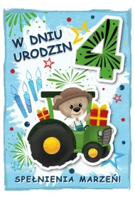 Armin Style KARNET URODZINY 4 B6 Z KOP AS GM-1085 FOL