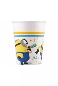 Minionki Kubeczki papierowe Minions Rise of Gru 200 ml 8 szt.