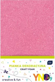 Interdruk Pianka dekoracyjna brokatowa Pastel 5 szt.