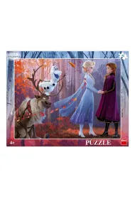 Puzzle ramkowe 40 el. Kraina Lodu Frozen Siostry Dino Toys