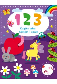 123. Ksi��ka pe�na naklejek i zada�
