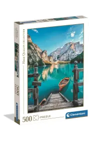 Puzzle 500 el. Braies Lake Clementoni