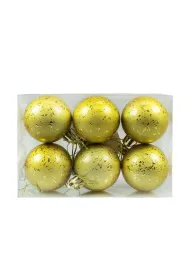 Arpex Bombki z efektem rosy z�ote 6 szt.