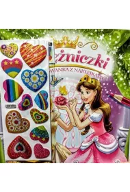 Ksi�niczki. Kolorowanka z naklejkami