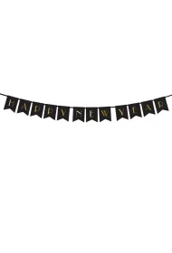 PartyDeco Girlanda Happy New Year 15x170 cm