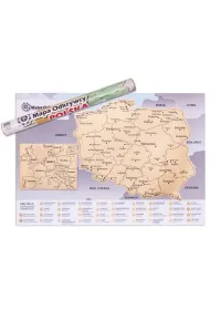 Froster Mapa Odkrywcy - Polska - ulepszona zdrapka