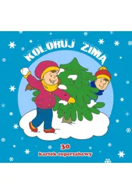 30 kartek superzabawy. Koloruj zim�