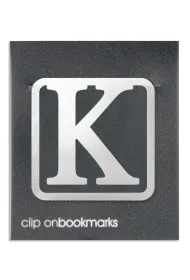 If Metalowa zak�adka - Litera K Clip-on
