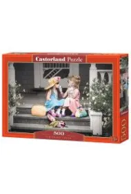 Puzzle 500 el. Dzieci na ganku Castorland