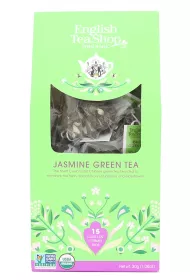 English Tea Shop Herbata zielona Jasmine Green Tea, piramidki 15 x 2 g Bio
