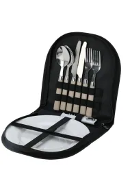 Excellent Houseware Zestaw piknikowy w etui