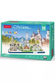Puzzle 3D 178 el. City Line Bavaria Cubic Fun