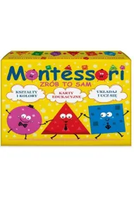 Montessori Ucz si� sam. Karty edukacyjne. Kszta�ty i kolory. Uk�adaj i ucz si�