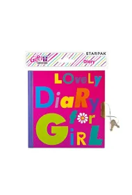 Starpak Pami�tnik zamykany Girl 13.5x13.5 cm
