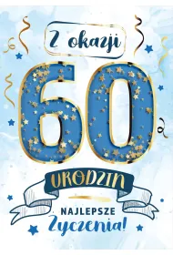 Armin Style KARNET URODZINY 60 B6 Z KOP AS KONFETTI KF-18
