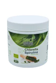 Bio Organic Foods Chlorella + Spirulina - suplement diety 700 tab. Bio