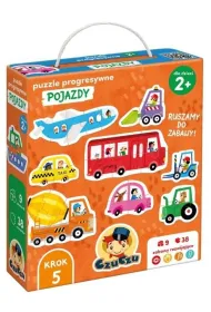 CzuCzu Puzzle progresywne Pojazdy dla dzieci 2+ Bright Junior Media