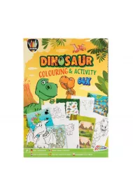 Zeszyt do kolorowania i wicze A4 Dino, 64 strony