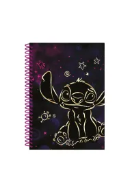 Patio Ko�obrulion B5 Disney Gold Stitch plastikowa spirala 100 kartek