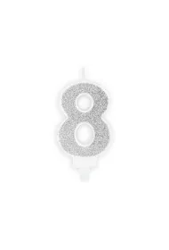 PartyDeco �wieczka urodzinowa 8 7cm