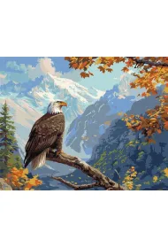 Ideyka Malowanie po numerach - Stra�nik szczytu 40x50cm