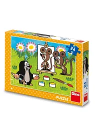 Puzzle 24 el. Krecik maluje portret Dino Toys