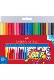 Faber-Castell Flamastry Grip w etui 20 szt.