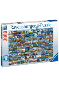 Puzzle 3000 el. 99 pi�knych miejsc w Europie Ravensburger