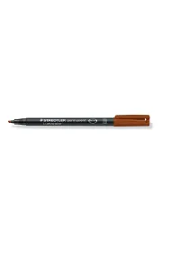 Staedtler Foliopis wodoodporny Lumocolor, br�zowy, B