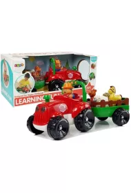 Traktor z przyczepk Leantoys